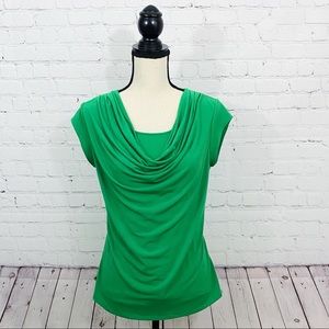 Grace Green Ripple Blouse Size Medium